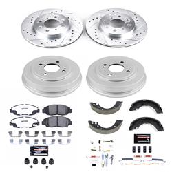 PowerStop Z26 Street Warrior Brake Upgrade Kits for 1996-2001 CIVIC - K15086DK-26