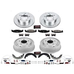 PowerStop Z23 Evolution Sport Disc and Drum Brake Upgrade Kits for 1994-1996 F-150 - K15093DK
