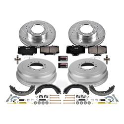 PowerStop Z23 Evolution Sport Disc and Drum Brake Upgrade Kits for 1991-1995 4RUNNER - K15094DK