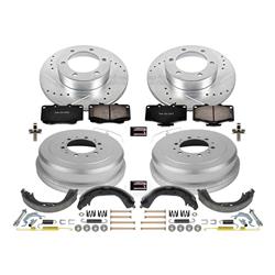 PowerStop Z23 Evolution Sport Disc and Drum Brake Upgrade Kits for 1995-2000 4RUNNER - K15096DK