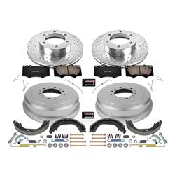 PowerStop Z23 Evolution Sport Disc and Drum Brake Upgrade Kits for 2000-2003 TUNDRA - K15098DK