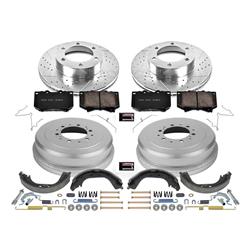 PowerStop Z23 Evolution Sport Disc and Drum Brake Upgrade Kits for 2000-2002 TUNDRA - K15099DK
