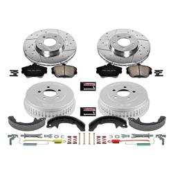 PowerStop Z23 Evolution Sport Disc and Drum Brake Upgrade Kits for 2001-2005 SABLE, 2001-2007 TAURUS - K15102DK