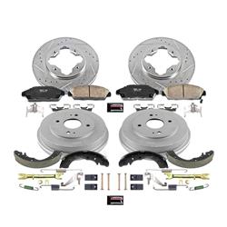 PowerStop Z23 Evolution Sport Disc and Drum Brake Upgrade Kits for 1990-1993 ACCORD - K15104DK