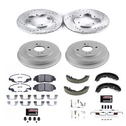 PowerStop Z26 Street Warrior Brake Upgrade Kits for 1990-1997 ACCORD - K15105DK-26
