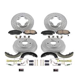 PowerStop Z23 Evolution Sport Disc and Drum Brake Upgrade Kits for 1990-1997 ACCORD - K15105DK