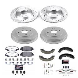 PowerStop Z26 Street Warrior Brake Upgrade Kits for 1998-2002 ACCORD - K15106DK-26