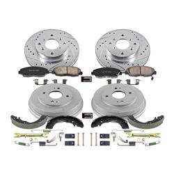 PowerStop Z23 Evolution Sport Disc and Drum Brake Upgrade Kits for 1998-2002 ACCORD - K15106DK