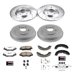 PowerStop Z26 Street Warrior Brake Upgrade Kits for 2003-2007 ACCORD - K15107DK-26