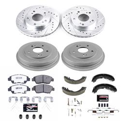PowerStop Z26 Street Warrior Brake Upgrade Kits for 2006-2008 CIVIC - K15110DK-26