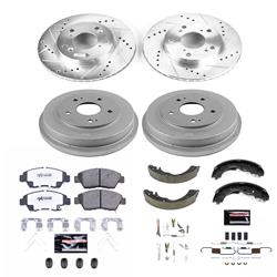 PowerStop Z26 Street Warrior Brake Upgrade Kits for 2012 CIVIC - K15112DK-26