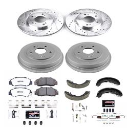 PowerStop Z26 Street Warrior Brake Upgrade Kits for 1997-2001 CR-V - K15114DK-26