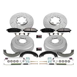 PowerStop Z23 Evolution Sport Disc and Drum Brake Upgrade Kits for 1998-2004 PATHFINDER, 1997-2003 QX4 - K15115DK
