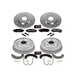PowerStop Z23 Evolution Sport Disc and Drum Brake Upgrade Kits for 1995-2001 LUMINA - K15125DK