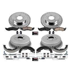 PowerStop Z23 Evolution Sport Disc and Drum Brake Upgrade Kits for 1993-2002 QUEST, VILLAGER - K15131DK