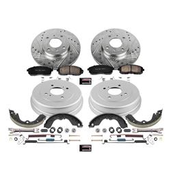 PowerStop Z23 Evolution Sport Disc and Drum Brake Upgrade Kits for 1993-1999 ALTIMA - K15135DK