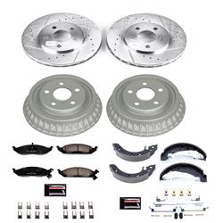 PowerStop Z23 Evolution Sport Disc and Drum Brake Upgrade Kits for 1997-2000 BREEZE, STRATUS, 1995-2000 CIRRUS - K15159DK