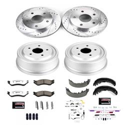 PowerStop Z36 Truck and Tow Brake Upgrade Kits for 2000-2001 RAM 1500 - K15165DK-36