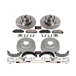 PowerStop Z23 Evolution Sport Disc and Drum Brake Upgrade Kits for 1997-1998 F-150 - K15174DK