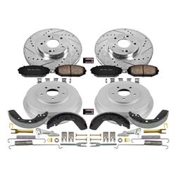 PowerStop Z23 Evolution Sport Disc and Drum Brake Upgrade Kits for 1999-2001 ODYSSEY - K15190DK