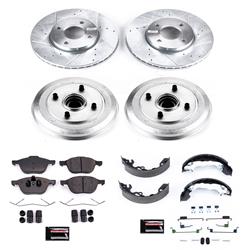 PowerStop Z23 Evolution Sport Disc and Drum Brake Upgrade Kits for 2005-2007 FOCUS - K15192DK