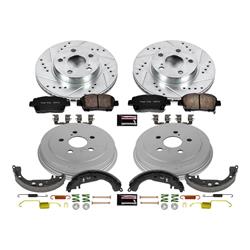 PowerStop Z23 Evolution Sport Disc and Drum Brake Upgrade Kits for 2004-2008 PRIUS - K15202DK