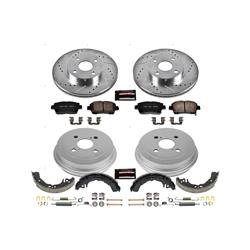 PowerStop Z23 Evolution Sport Disc and Drum Brake Upgrade Kits for 2001-2005 ECHO - K15204DK