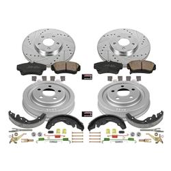PowerStop Z23 Evolution Sport Disc and Drum Brake Upgrade Kits for 2001-2003 PT CRUISER - K15208DK