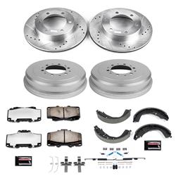 PowerStop Z36 Truck and Tow Brake Upgrade Kits for 2001-2002 4RUNNER, 2003-2004 TACOMA - K15212DK-36