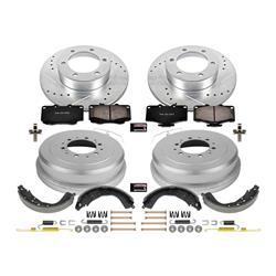 PowerStop Z23 Evolution Sport Disc and Drum Brake Upgrade Kits for 2001-2002 4RUNNER, 2004 TACOMA - K15213DK