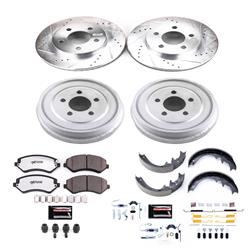 PowerStop Z36 Truck and Tow Brake Upgrade Kits for 2002 LIBERTY - K15216DK-36