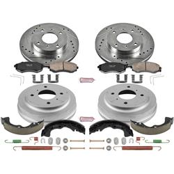 PowerStop Z23 Evolution Sport Disc and Drum Brake Upgrade Kits for 2002-2006 SENTRA - K15217DK