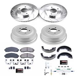 PowerStop Z23 Evolution Sport Disc and Drum Brake Upgrade Kits for 2005-2006 EQUINOX, 2006 TORRENT - K15218DK
