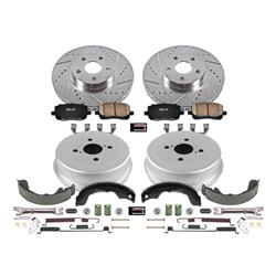 PowerStop Z23 Evolution Sport Disc and Drum Brake Upgrade Kits for 2003-2008 MATRIX, VIBE - K15220DK