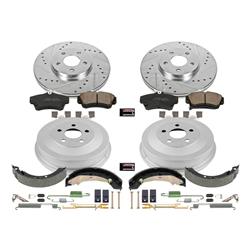 PowerStop Z23 Evolution Sport Disc and Drum Brake Upgrade Kits for 2004-2009 PT CRUISER - K15232DK