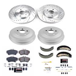 PowerStop Z23 Evolution Sport Disc and Drum Brake Upgrade Kits for 2004-2005 PT CRUISER - K15233DK