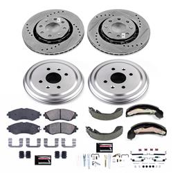 PowerStop Z23 Evolution Sport Disc and Drum Brake Upgrade Kits for 2013-2015 SPARK - K15235DK