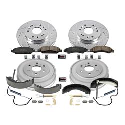 PowerStop Z23 Evolution Sport Disc and Drum Brake Upgrade Kits for 2007-2008 SIERRA 1500, SILVERADO 1500 - K15238DK