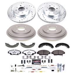 PowerStop Z26 Street Warrior Disc and Drum Brake Upgrade Kits for 2015-2020 FIT - K15246DK-26