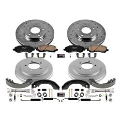 PowerStop Z23 Evolution Sport Disc and Drum Brake Upgrade Kits for 2007-2012 CALIBER - K15251DK