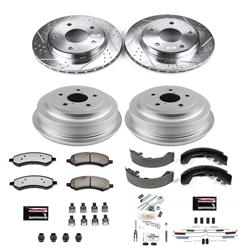 PowerStop Z36 Truck and Tow Disc and Drum Brake Upgrade Kits K15254DK-36