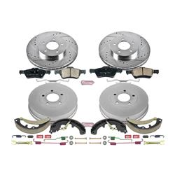 PowerStop Z23 Evolution Sport Disc and Drum Brake Upgrade Kits for 2010-2012 ESCAPE, 2010-2011 MARINER, 2010 TRIBUTE - K15257DK