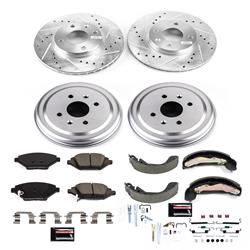 PowerStop Z23 Evolution Sport Disc and Drum Brake Upgrade Kits for 2016-2021 SPARK - K15426DK