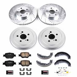 PowerStop Z23 Evolution Sport Disc and Drum Brake Upgrade Kits for 2001-2005 CELICA - K15464DK