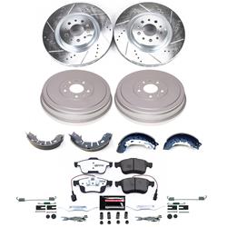 PowerStop Z36 Truck and Tow Disc and Drum Brake Upgrade Kits for 2015-2022 PROMASTER CITY - K15491DK-36