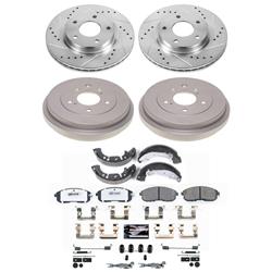 PowerStop Z26 Street Warrior Disc and Drum Brake Upgrade Kits for 2013-2019 SENTRA - K15493DK-26