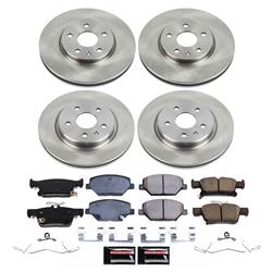 PowerStop Z36 Truck and Tow Disc and Drum Brake Upgrade Kits for 2015-2018 CITY EXPRESS, 2013-2021 NV200 - K15496DK-36