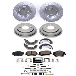 PowerStop Z23 Evolution Sport Disc and Drum Brake Upgrade Kits for 2017-2020 ELANTRA - K15499DK
