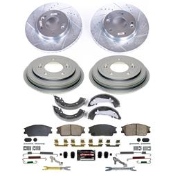 PowerStop Z23 Evolution Sport Disc and Drum Brake Upgrade Kits for 2020-2024 VENUE - K15500DK