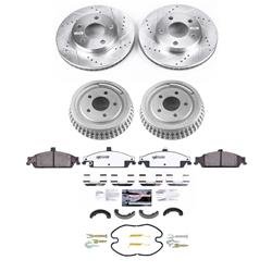 PowerStop Z23 Evolution Sport Disc and Drum Brake Upgrade Kits for 2003-2004 ALERO, 2000-2005 GRAND AM - K15505DK